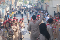 فيديو: استعراض مميز لسرايا الكشاف الارثوذكسي بيافا في استقبال سبت النور 